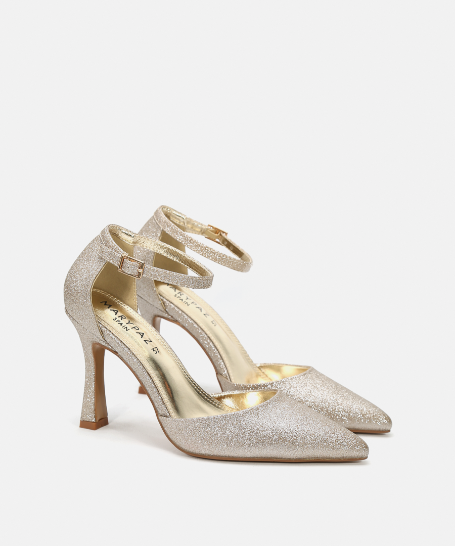 Zapatos tacón glitter image number null